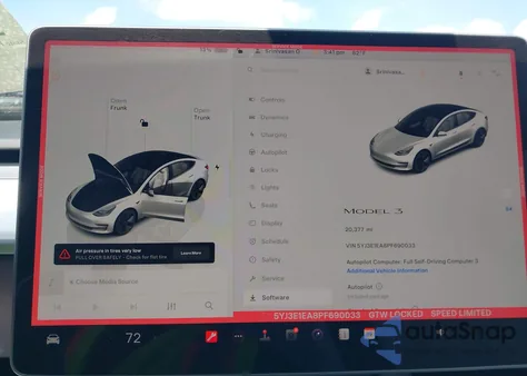 2023 Tesla Model 3 Rear-Wheel Drive из США, поврежденный, VIN 5YJ3E1EA8PF690033
